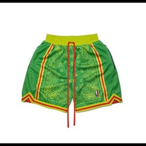 Collect and Select Swingman Shorts Grinch MED